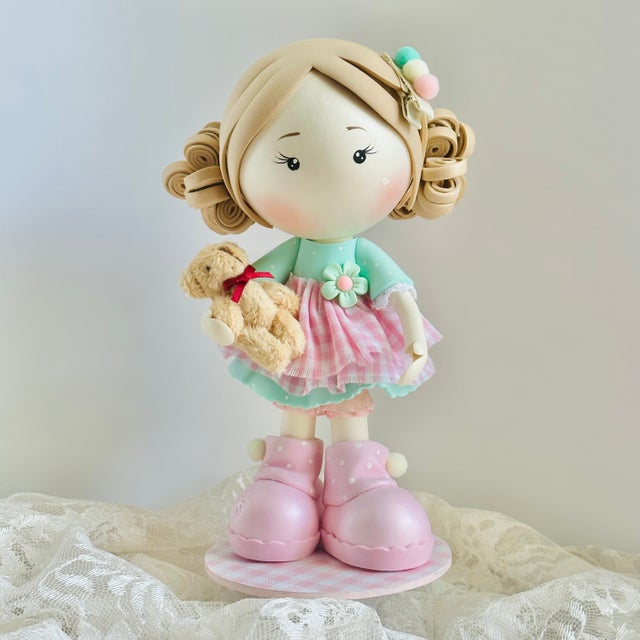 Fofuchas personalizadas hermanos  Fairy dolls, Couples doll, Crafts